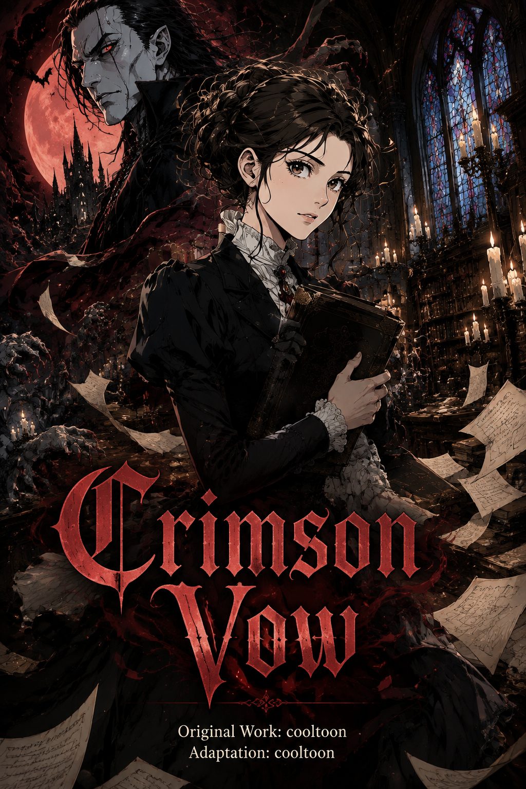 English cover of the public manga series Crimson Vow