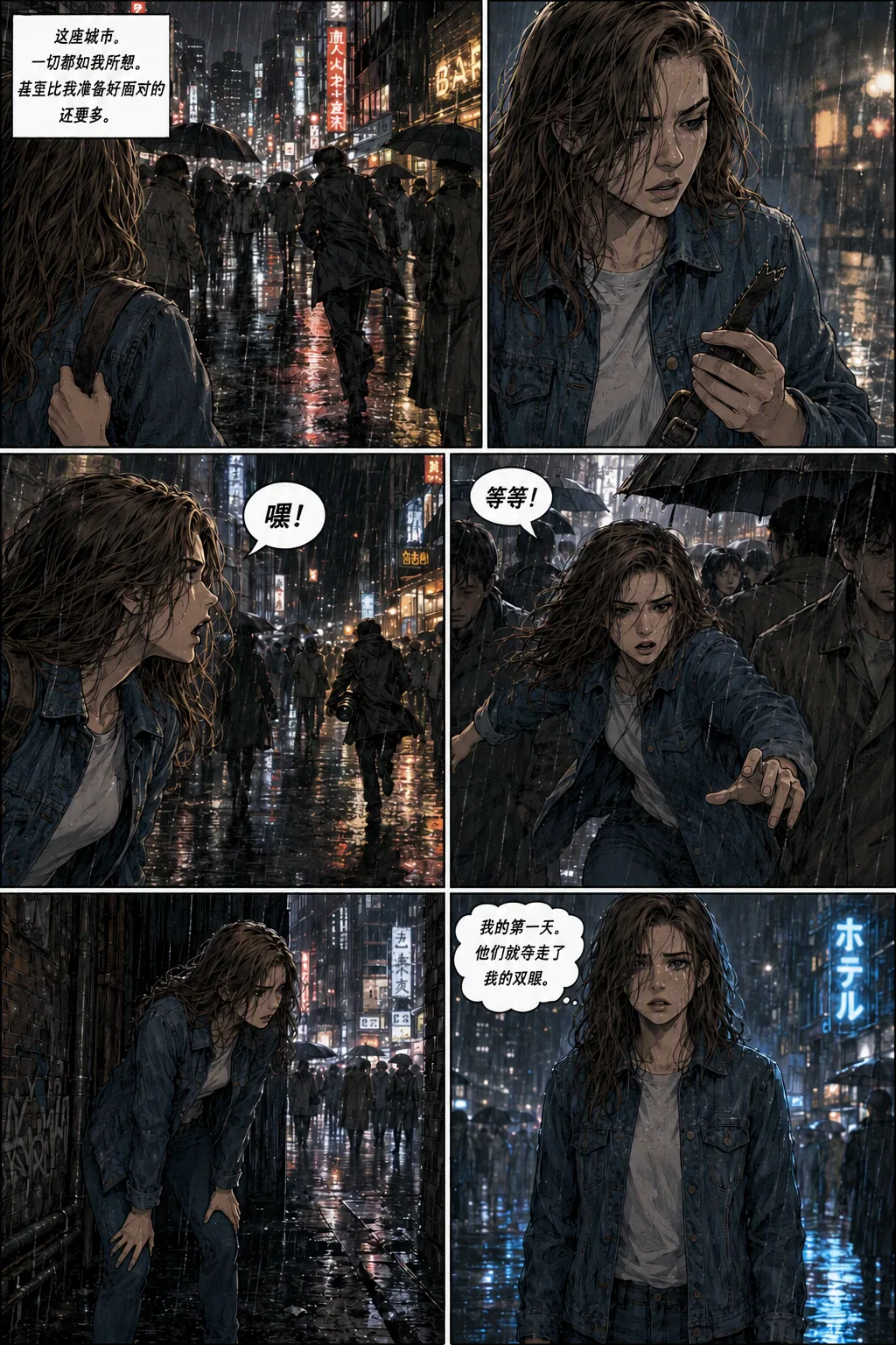 Comic page translated into Chinese