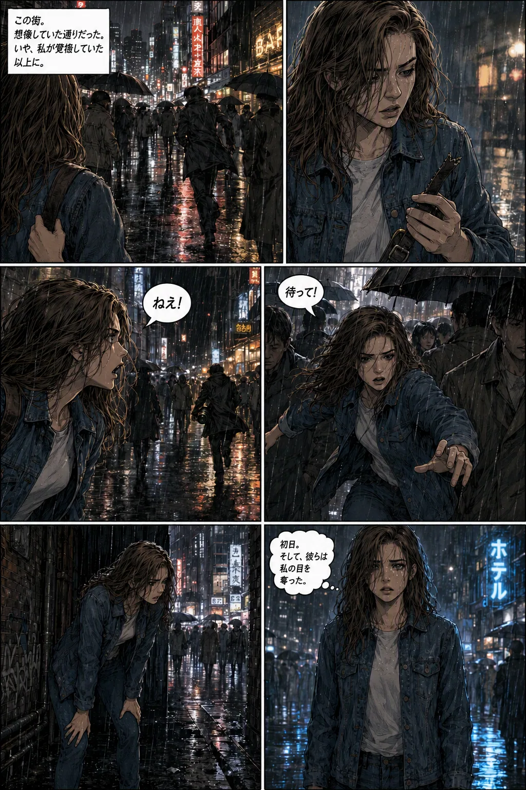 Comic page translated into Japanese