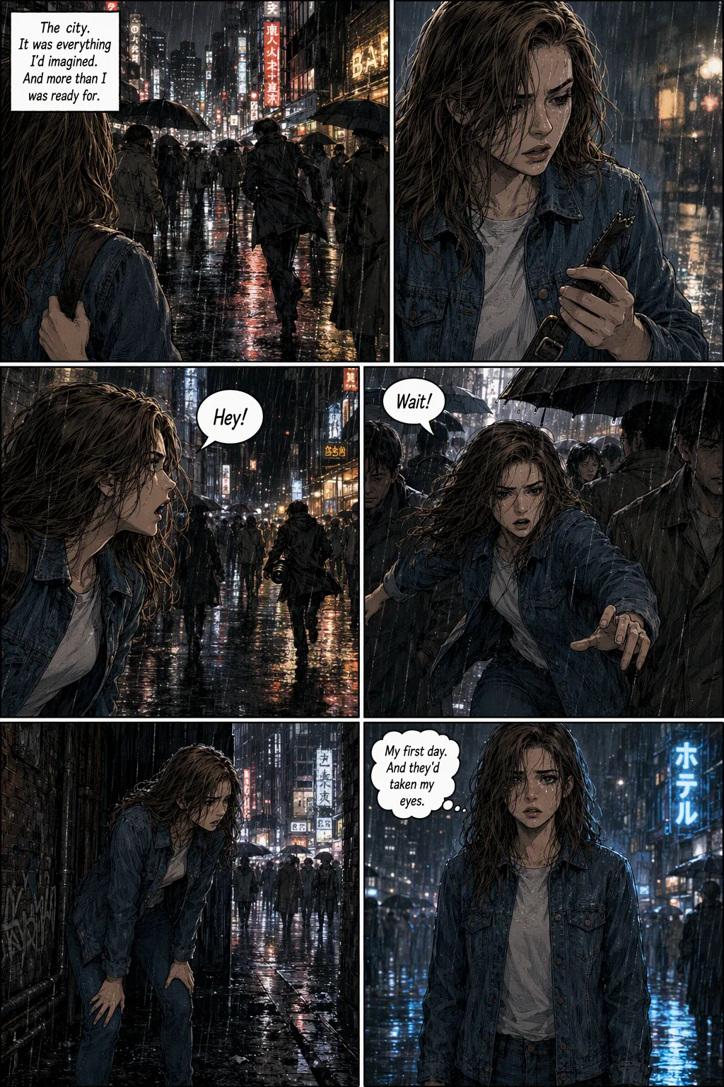 Original comic page before translation