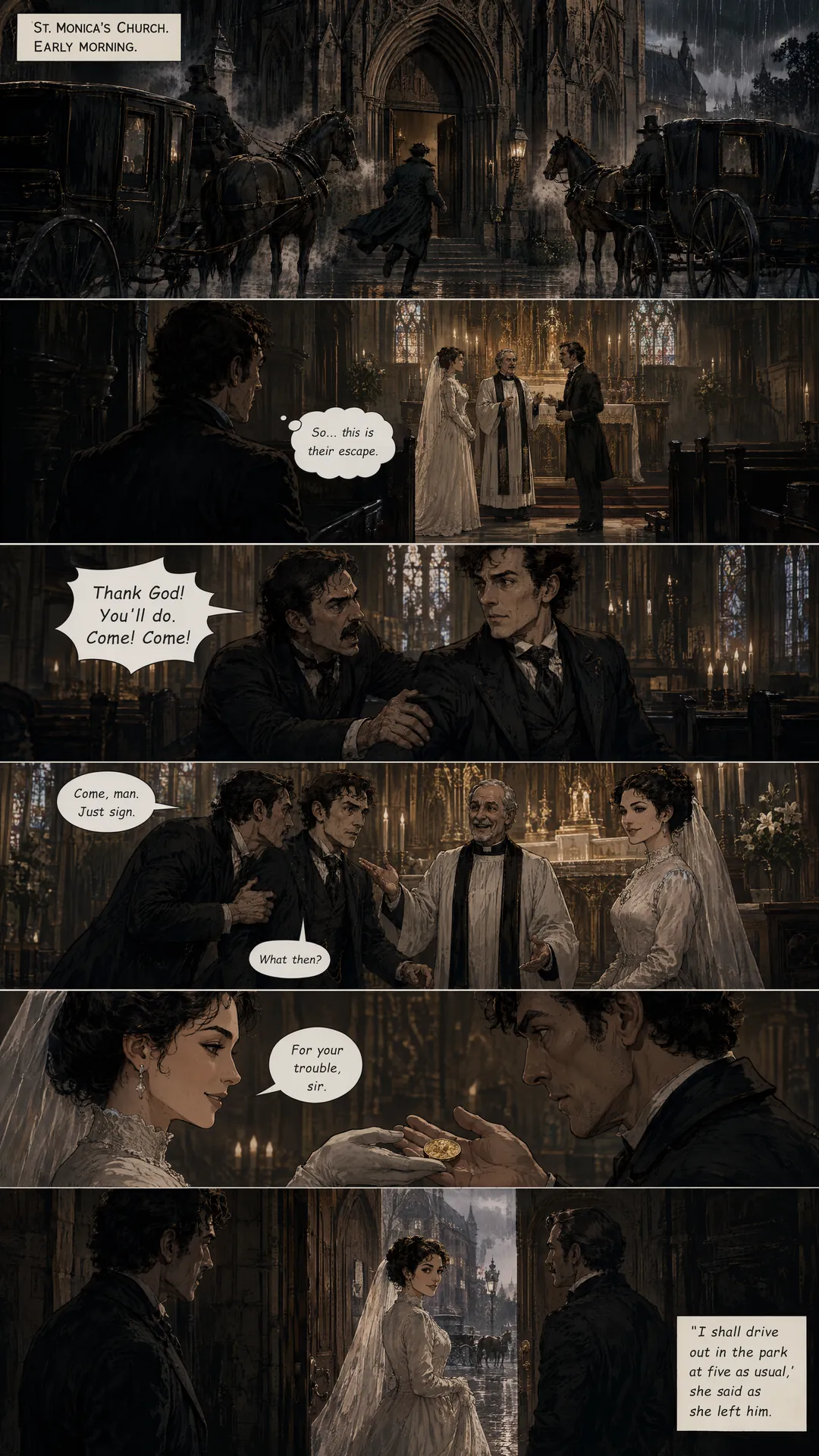 Full-color Sherlock Holmes comic page 14 from chapter 1