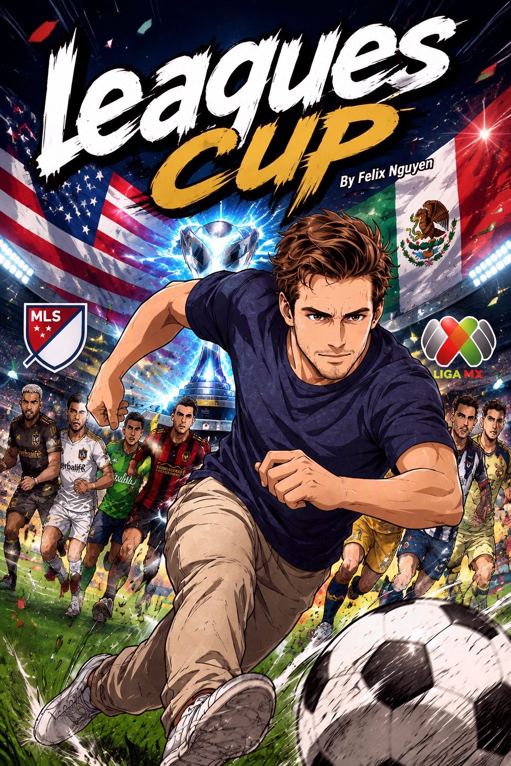 leagues cup comic cover