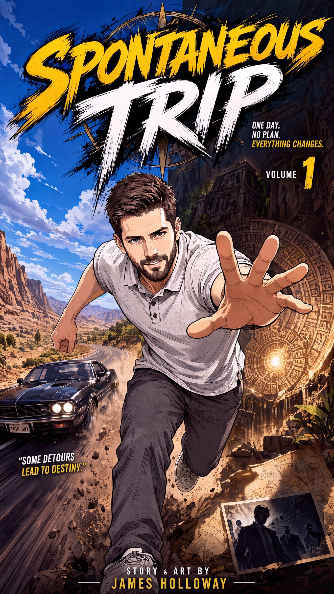 Spontaneous Trip comic cover