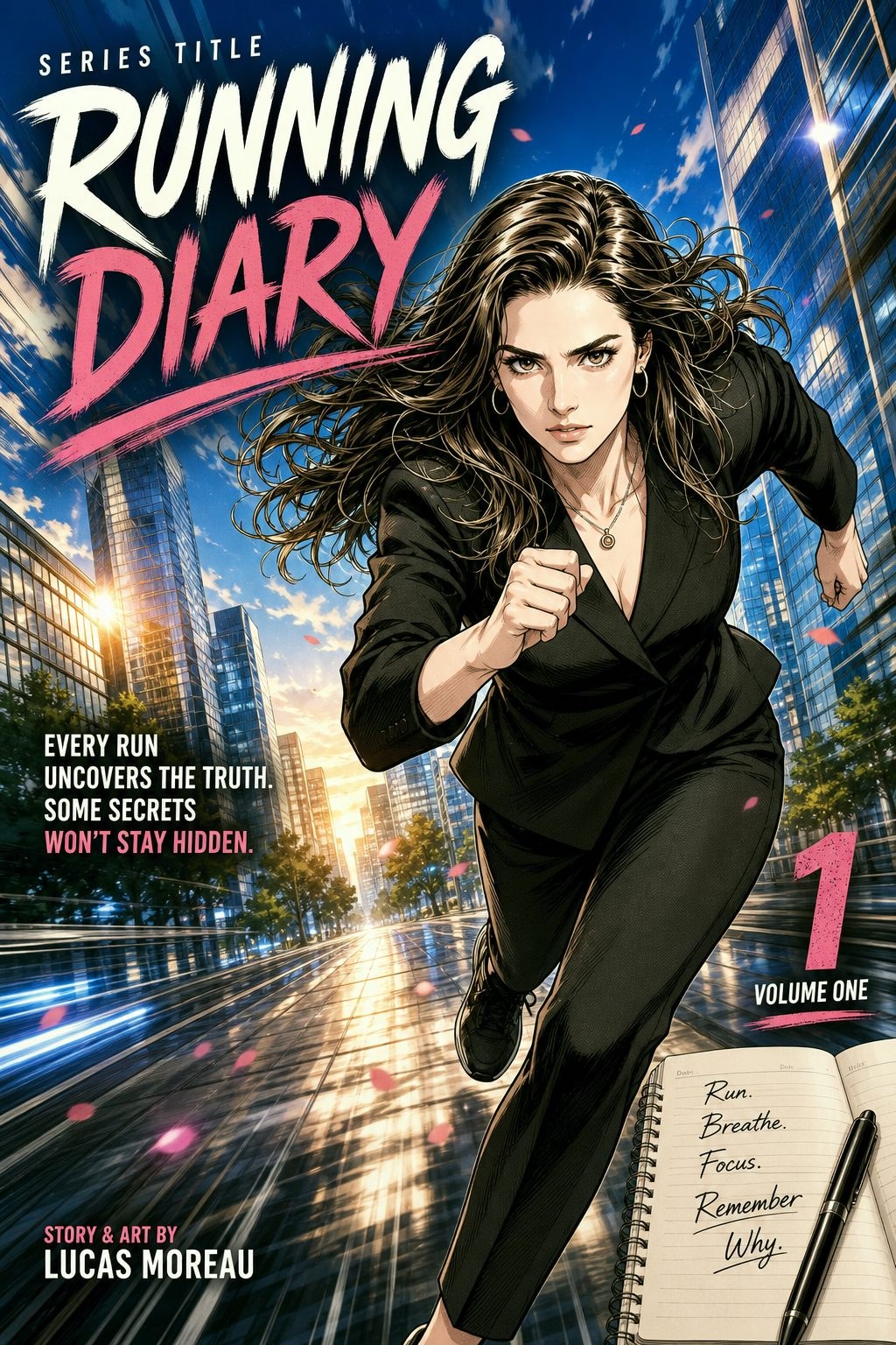 Running Diary comic cover