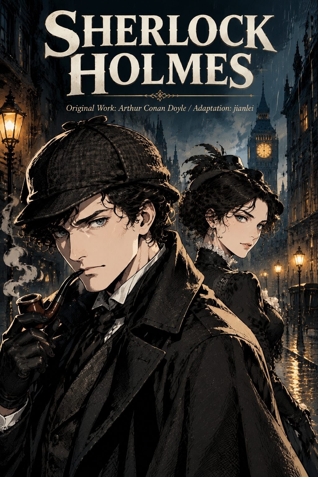 SHERLOCK HOLMES comic cover