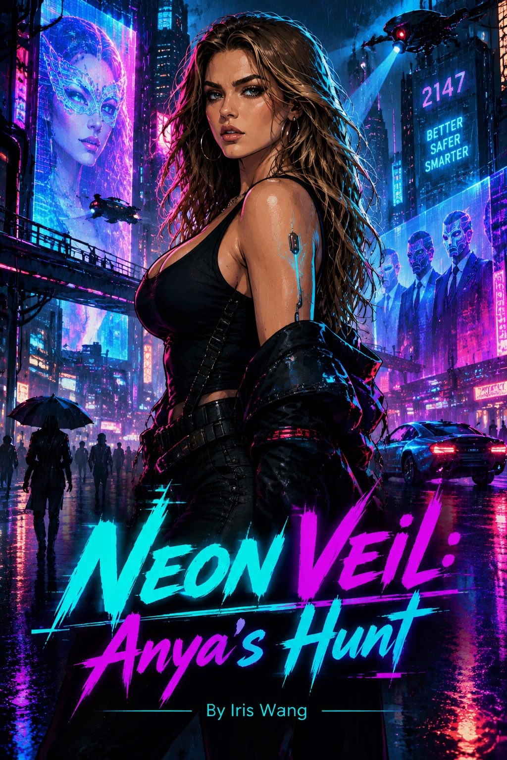 Neon Veil: Anya’s Hunt comic cover