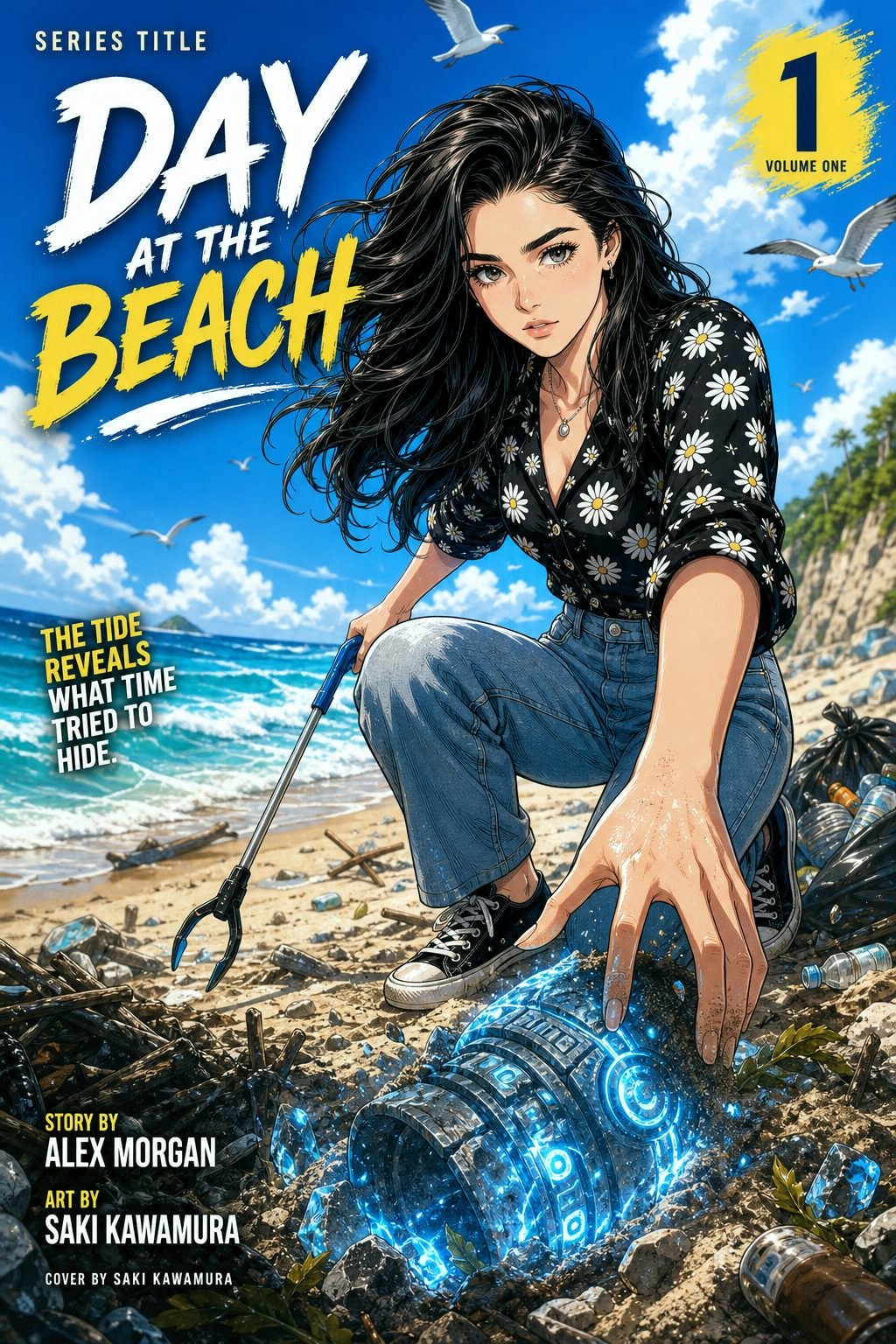 Day at the Beach comic cover