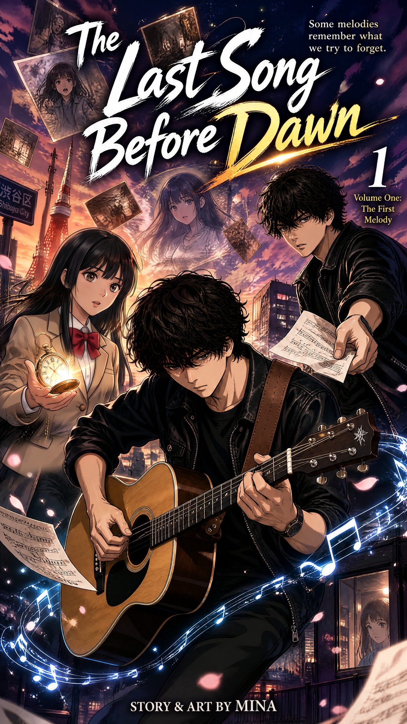 The Last Song Before Dawn comic cover