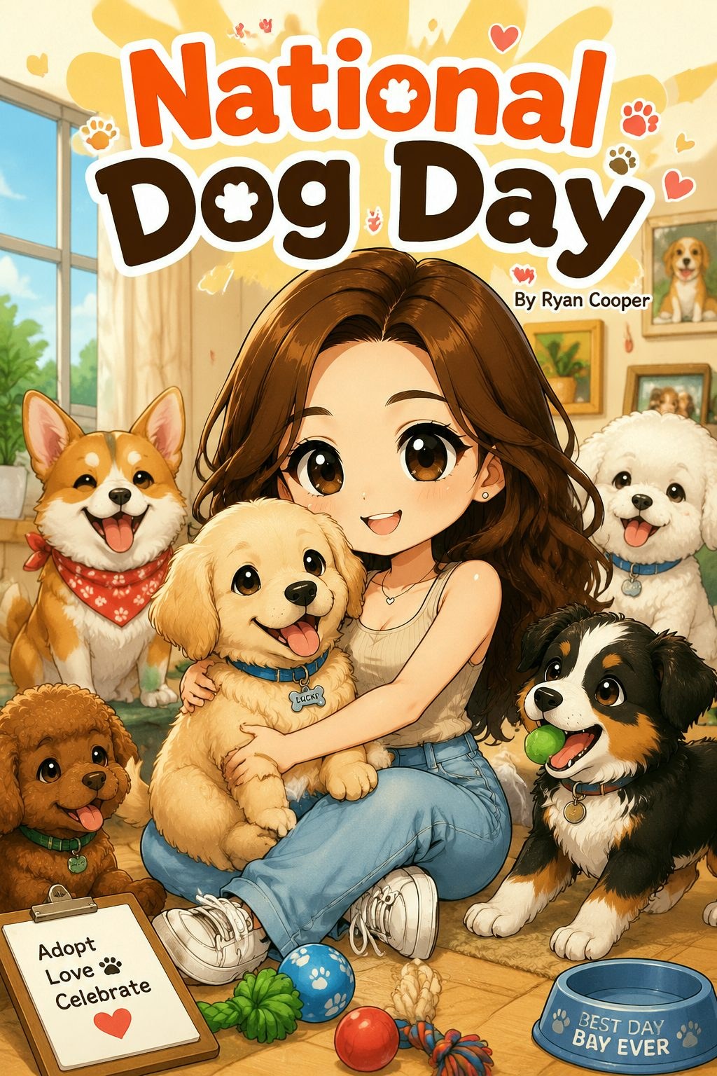 National Dog Day comic cover