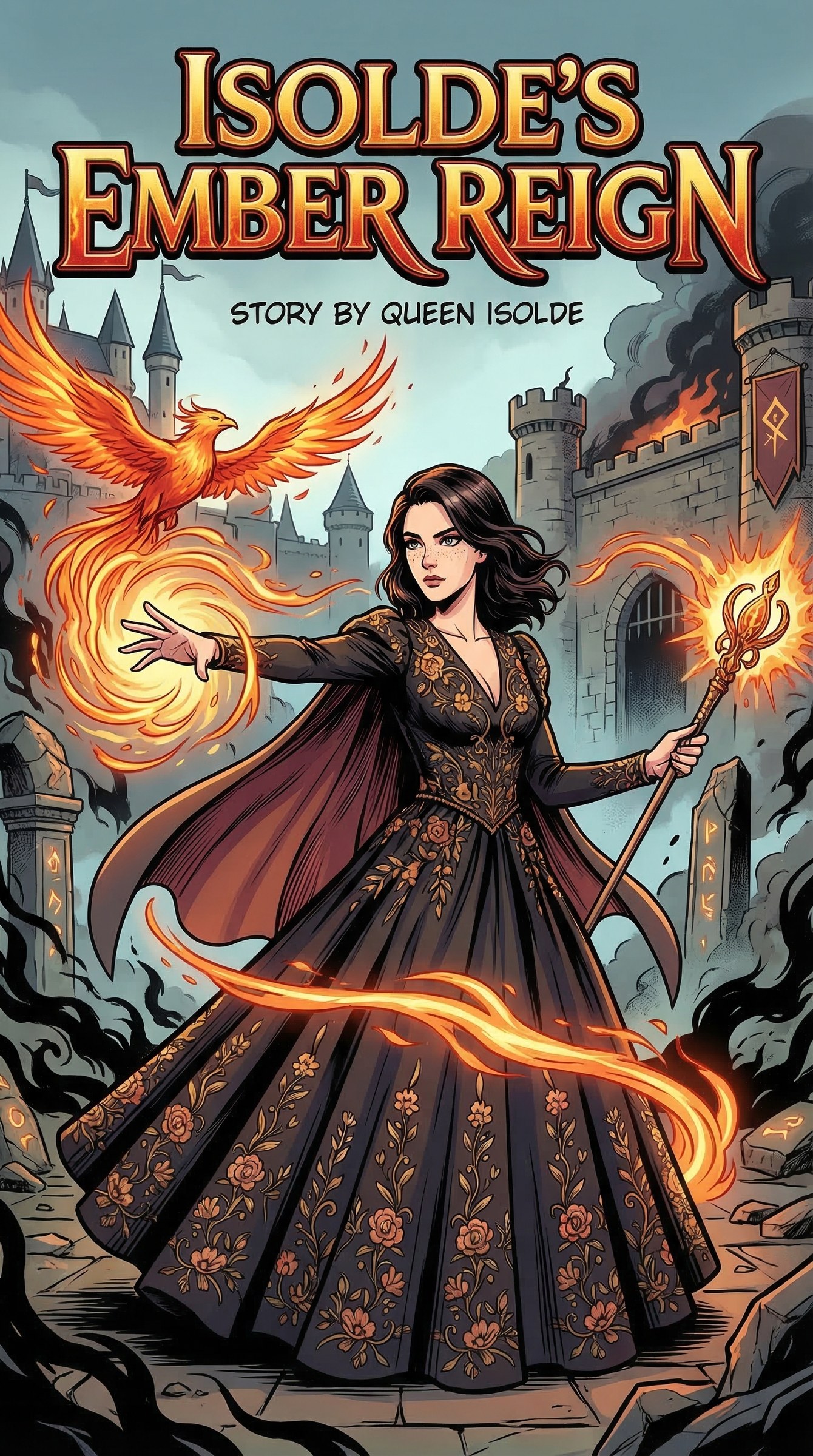 Isolde's Ember Reign comic cover