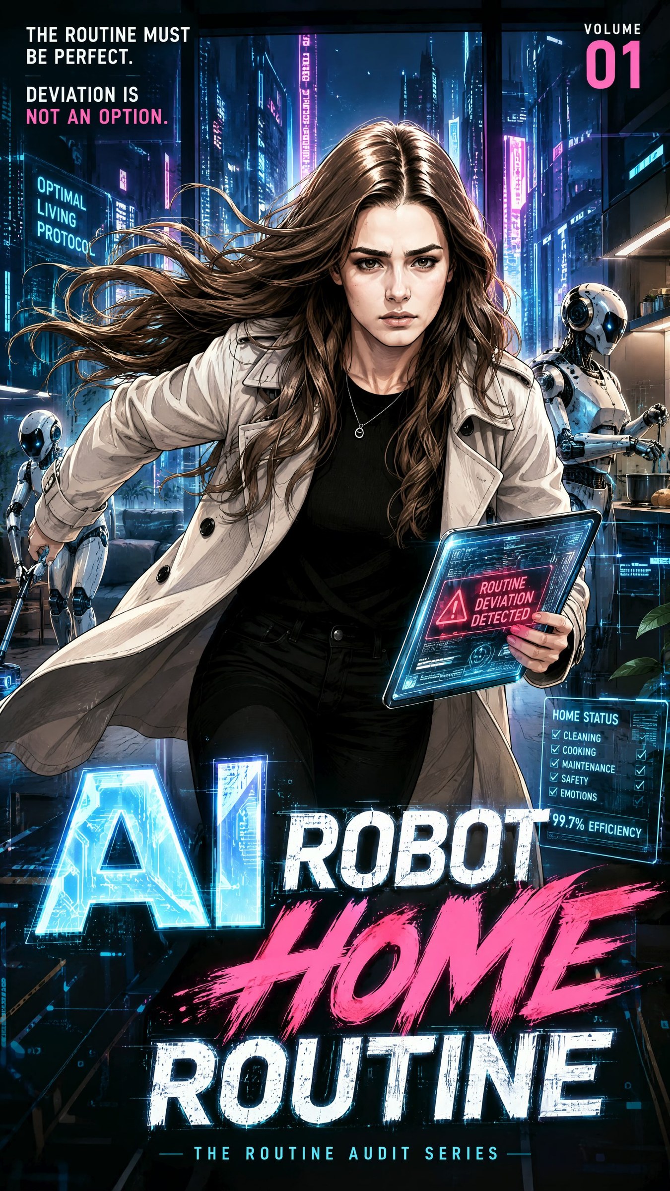 AI Robot Home Routine comic cover