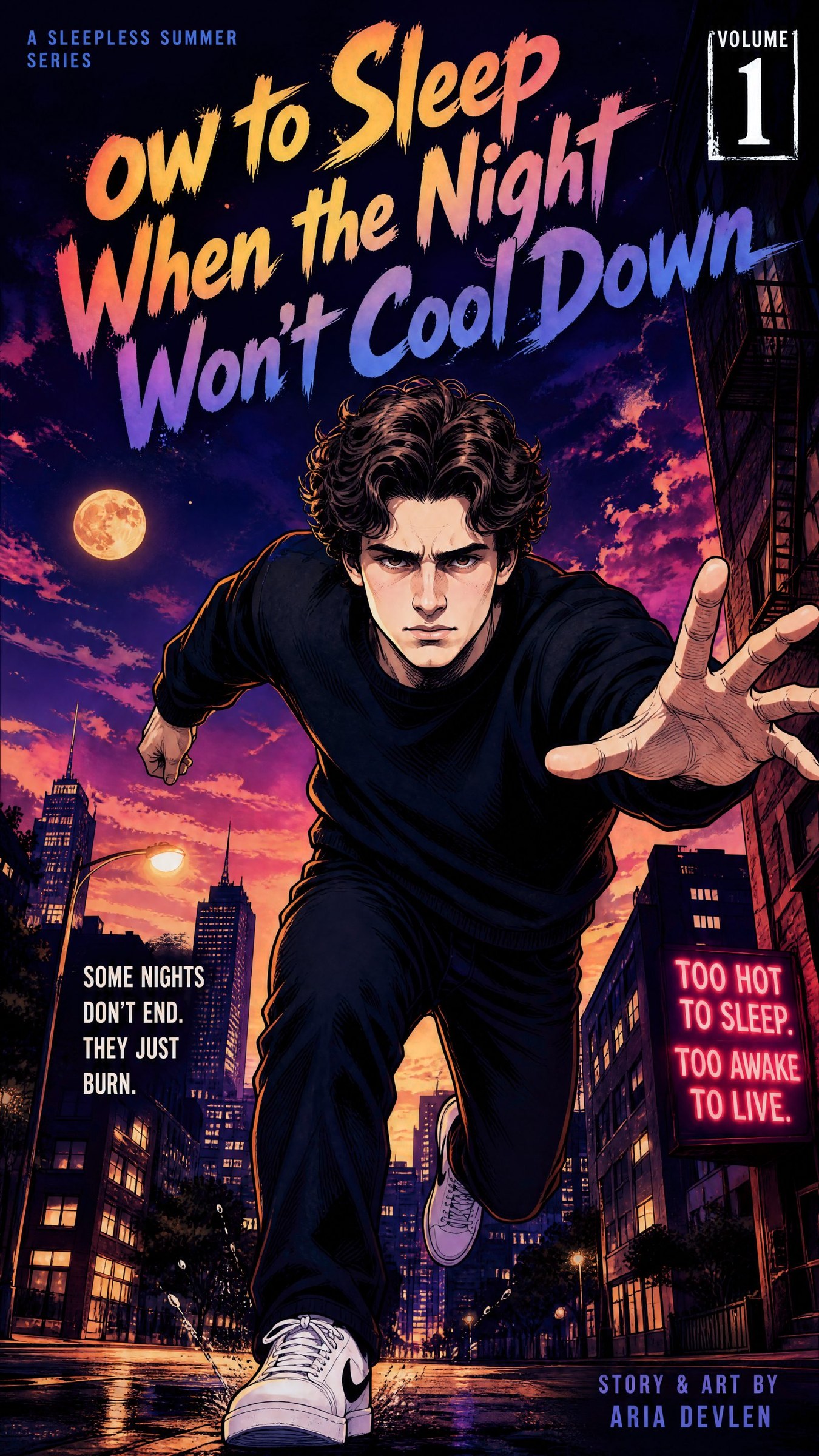 ow to Sleep When the Night Won’t Cool Down comic cover