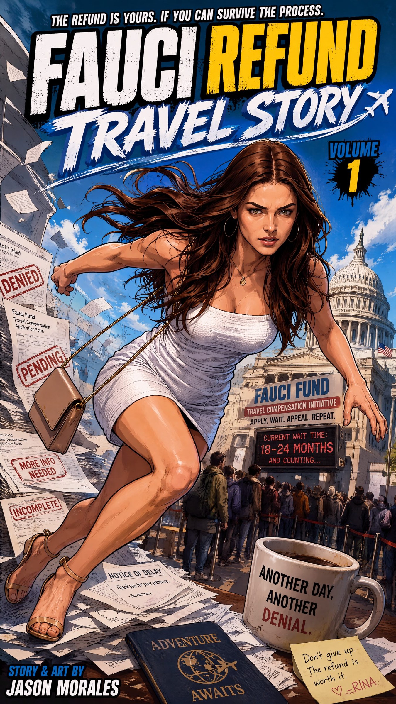 Fauci Refund Travel Story comic cover