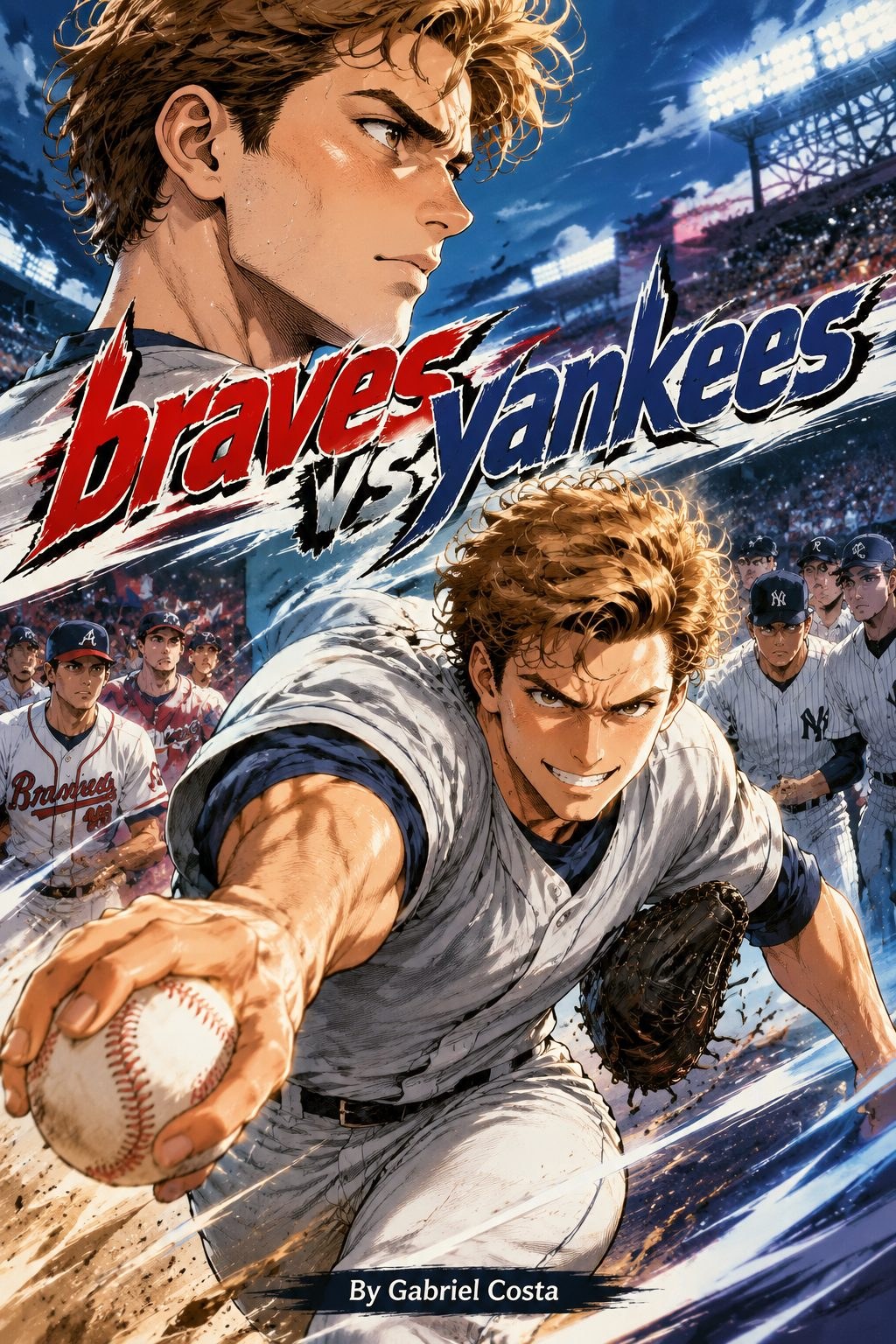 braves vs yankees comic cover