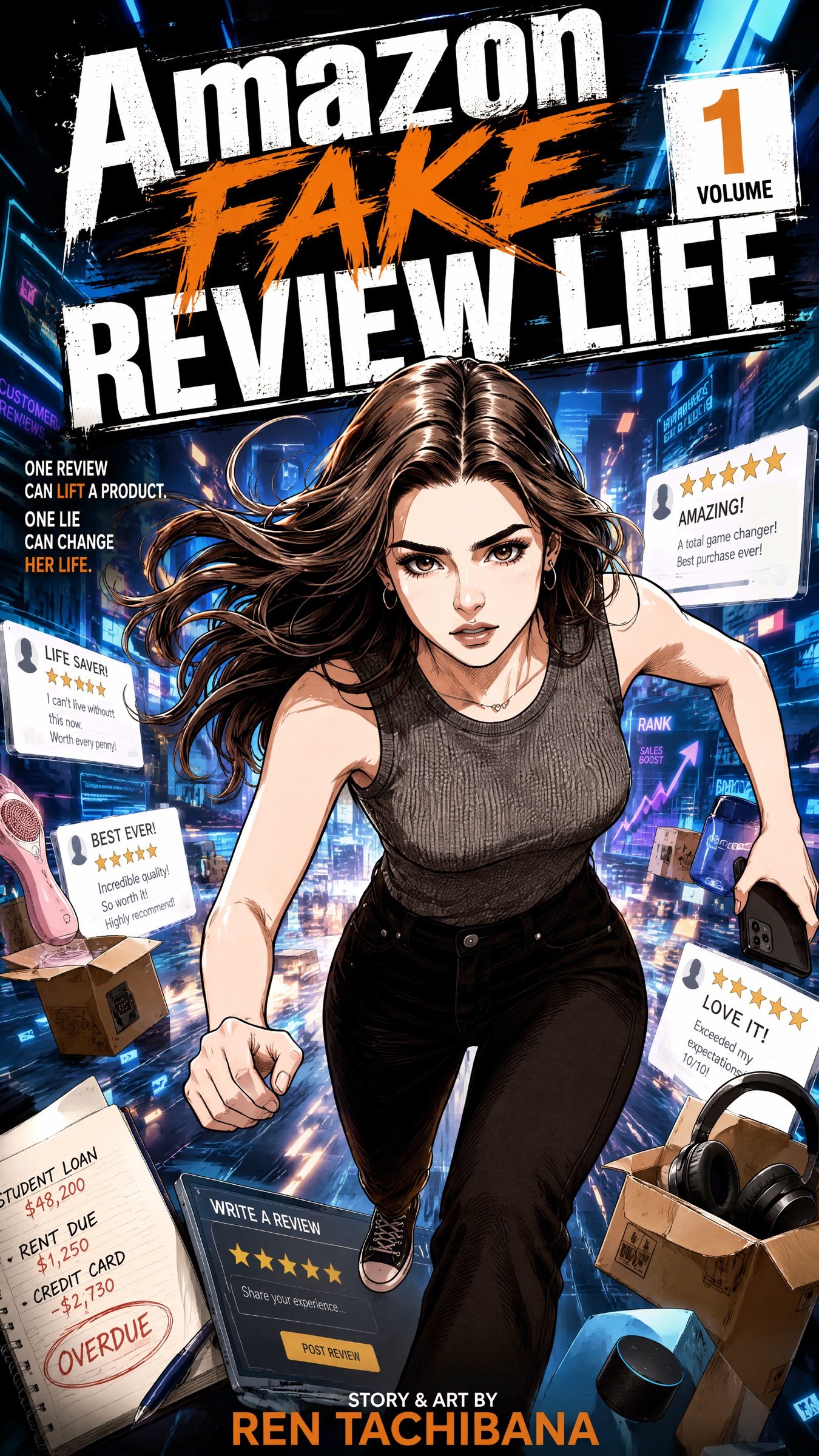Amazon Fake Review Life comic cover