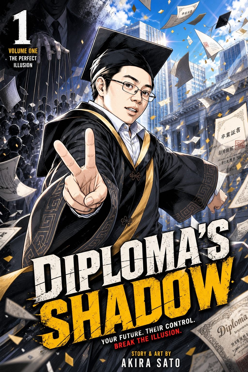 Diploma's Shadow comic cover