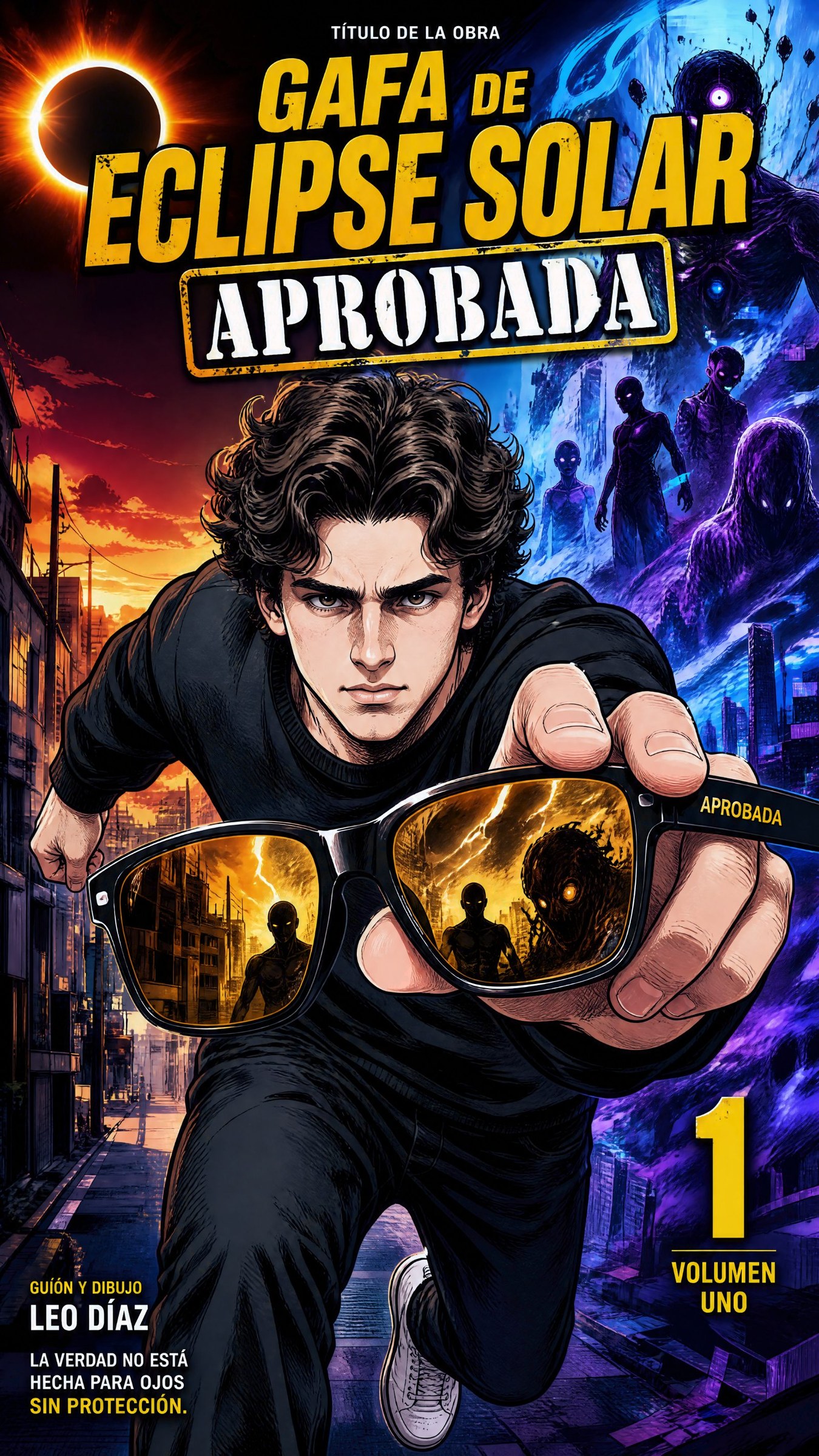 Gafa de Eclipse Solar Aprobada comic cover