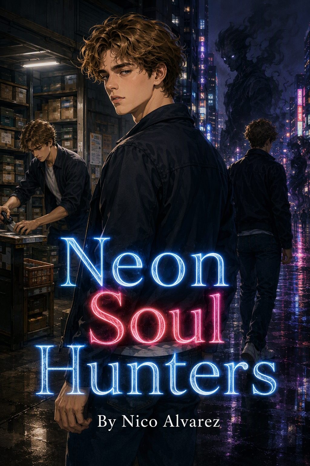 Neon Soul Hunters comic cover