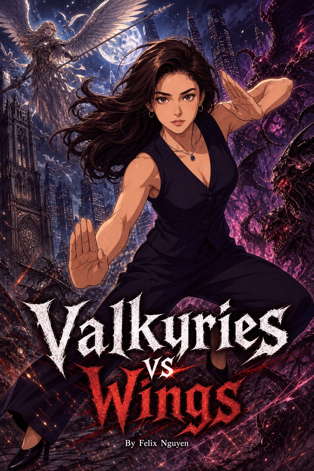 Valkyries vs Wings comic cover