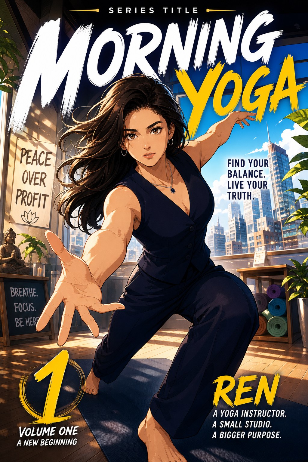 Morning Yoga comic cover