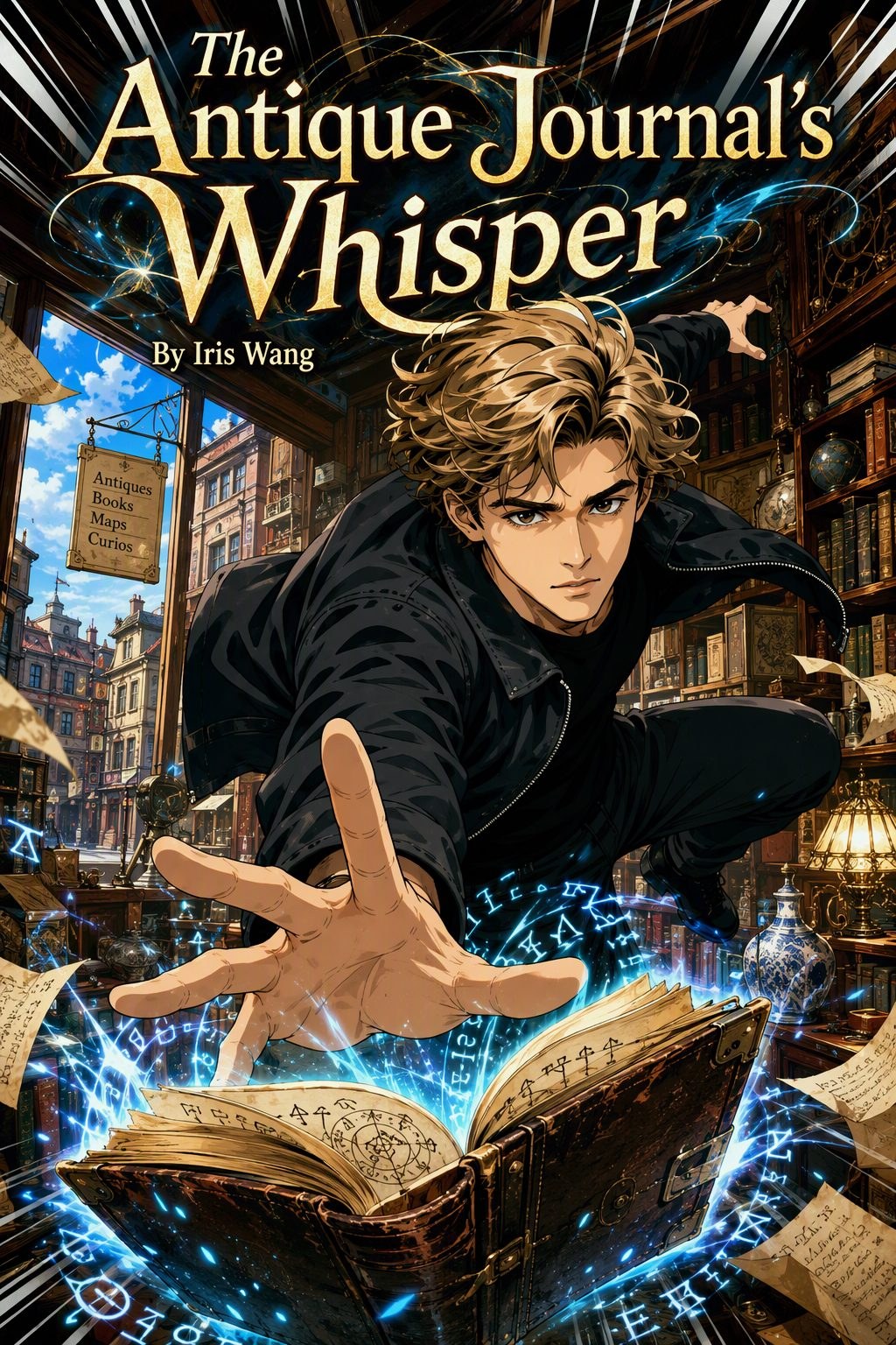 The Antique Journal's Whisper comic cover