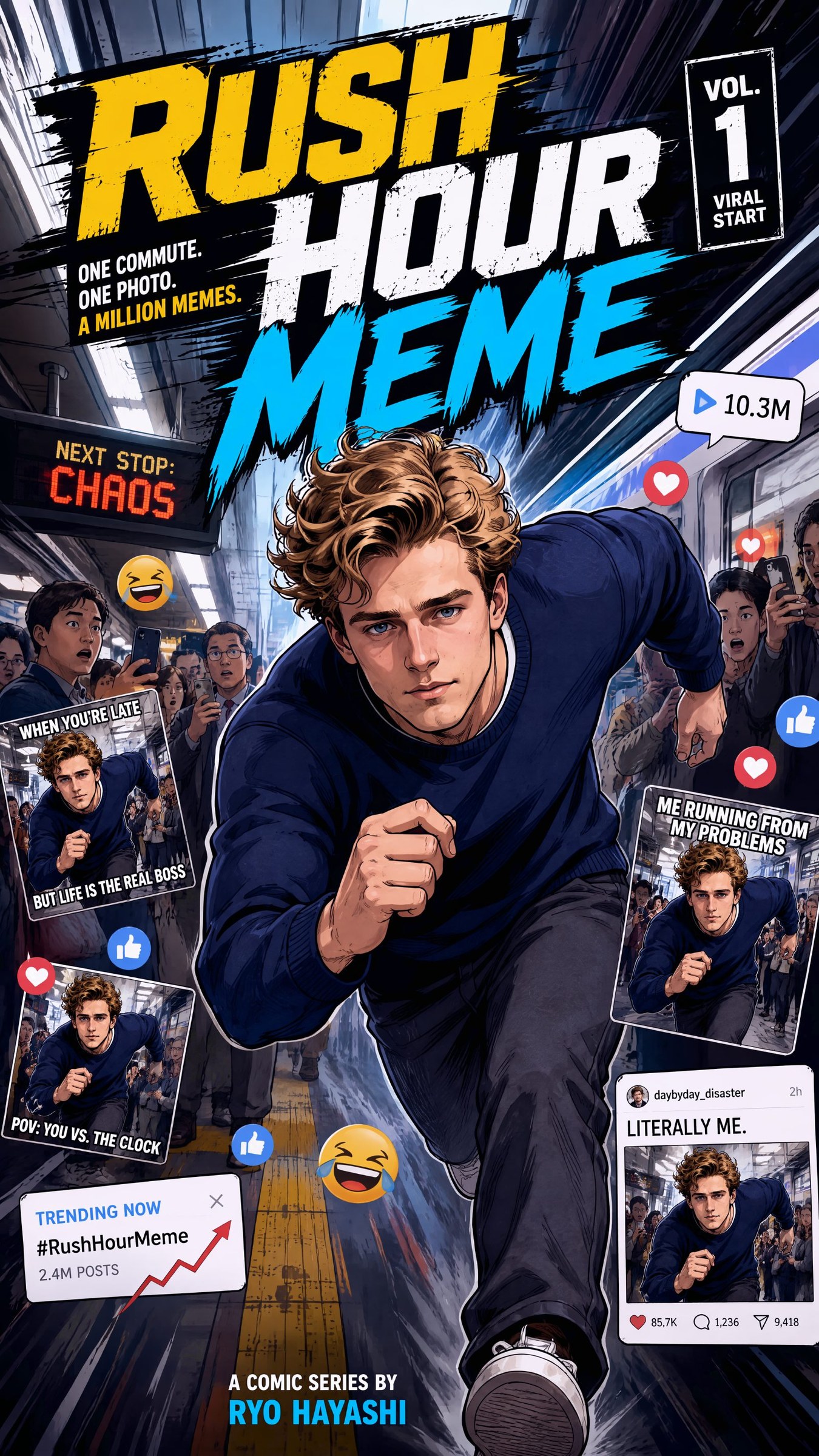Rush Hour Meme comic cover