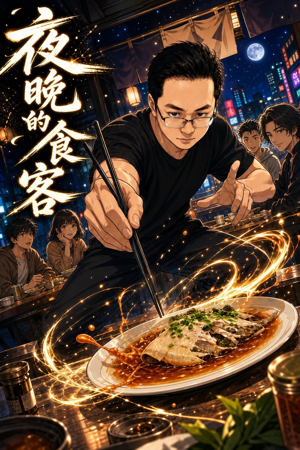 夜晚的食客 comic cover