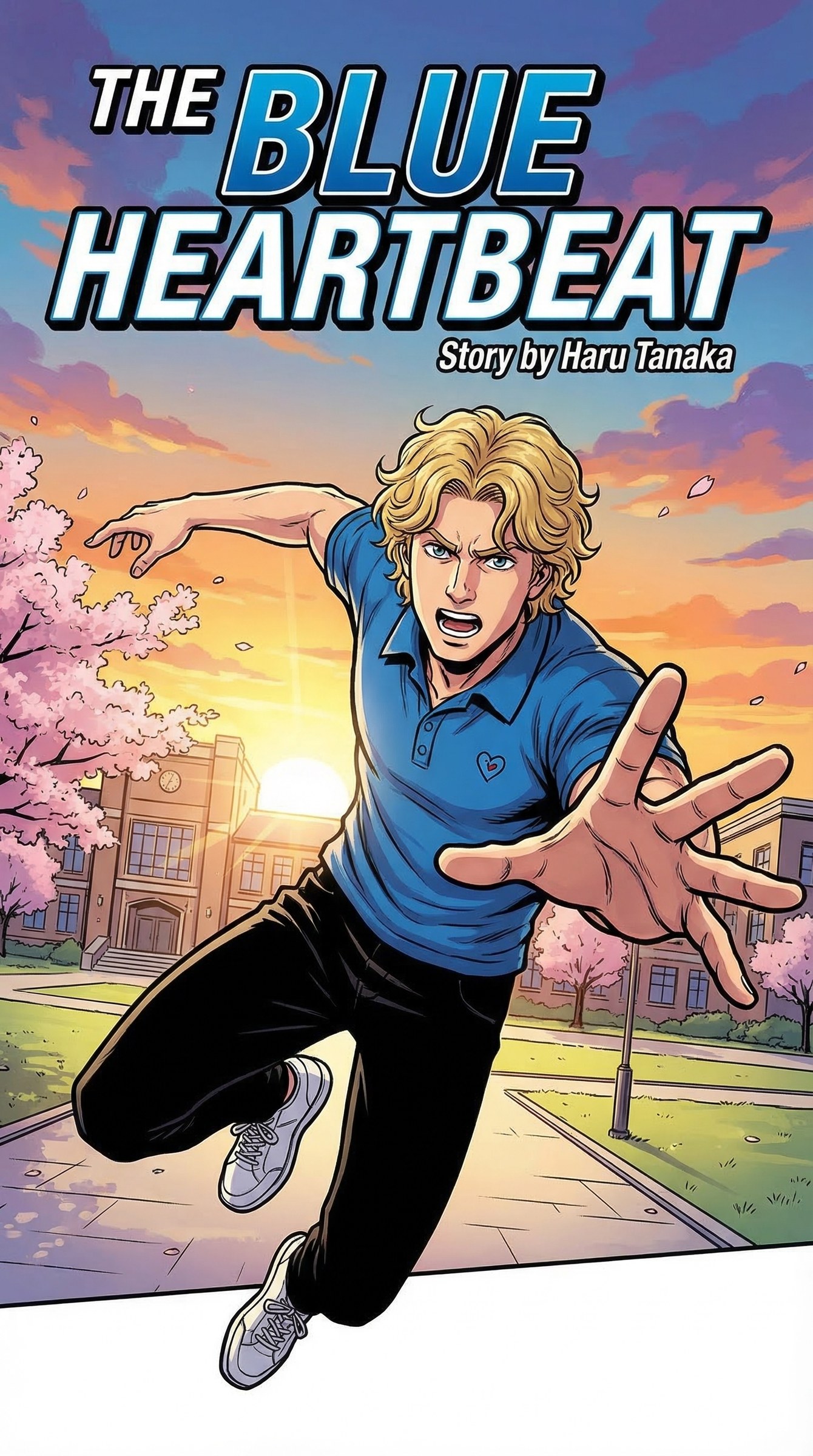 The Blue Heartbeat comic cover