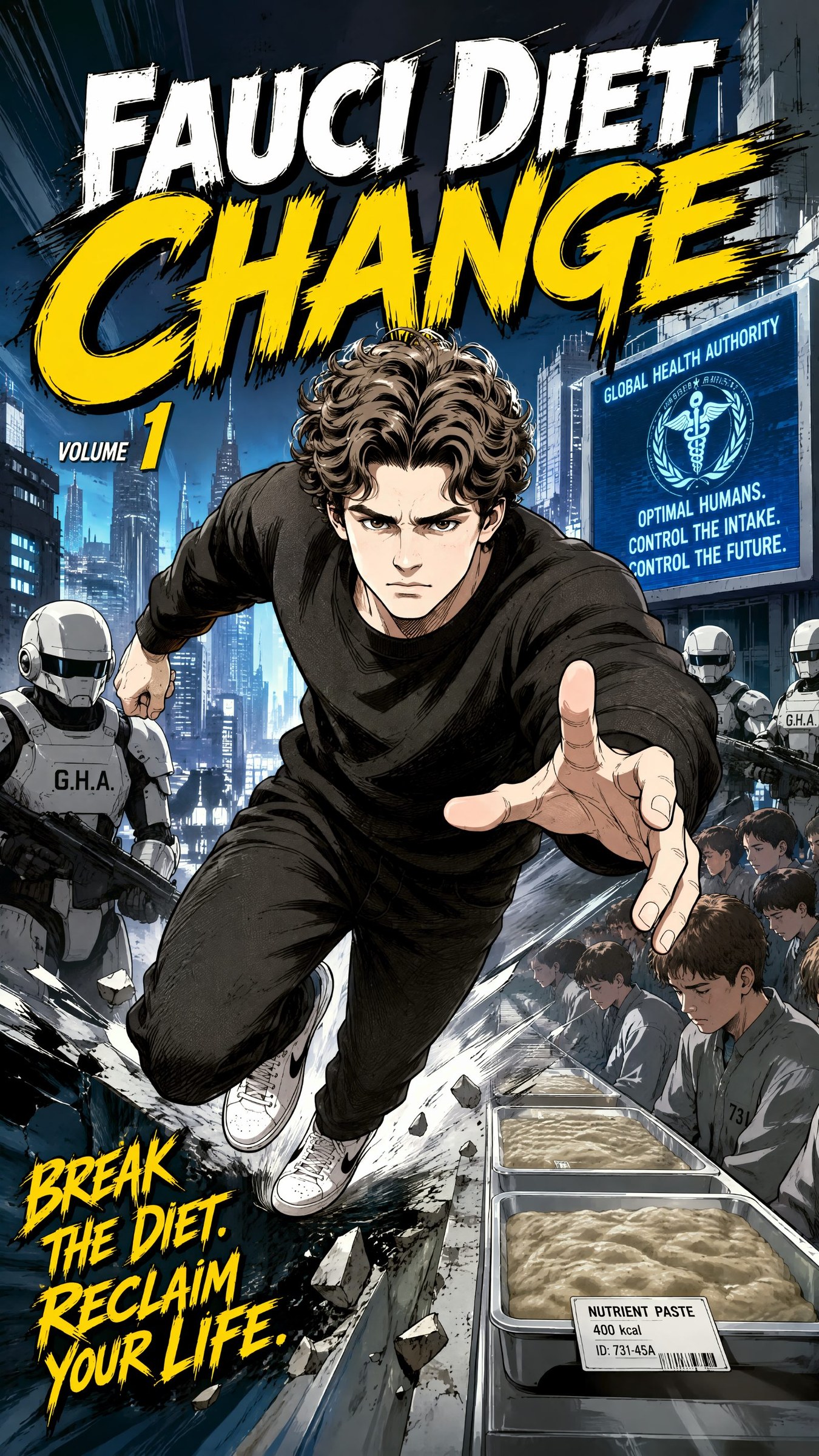Fauci Diet Change comic cover
