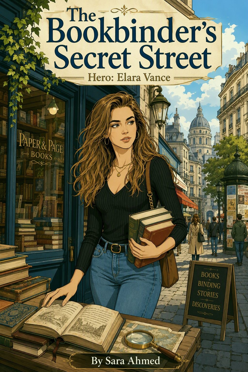 The Bookbinder's Secret Street comic cover