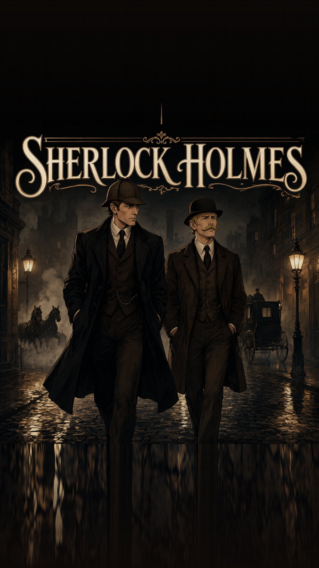 Sherlock Holmes and Dr. Watson in Victorian London