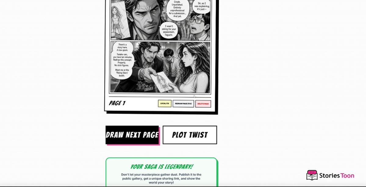 Screenshot for Draw the next page