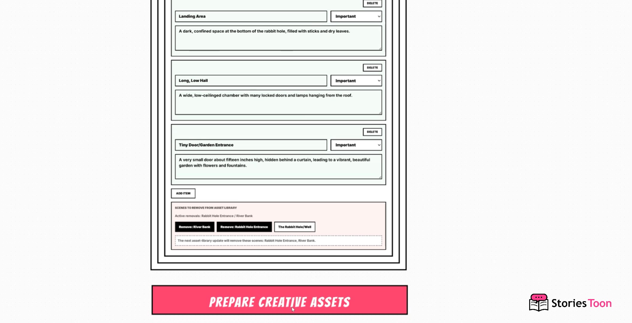 Screenshot for Confirm new creative assets